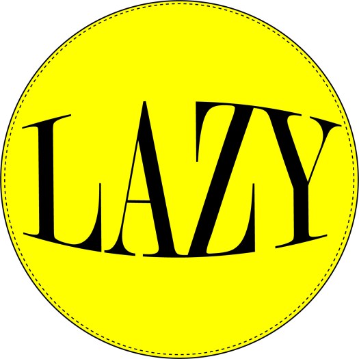 LAZY STICKER